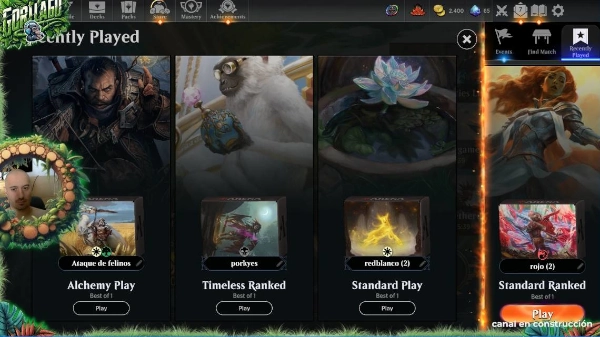 Directo de Mtg Arena